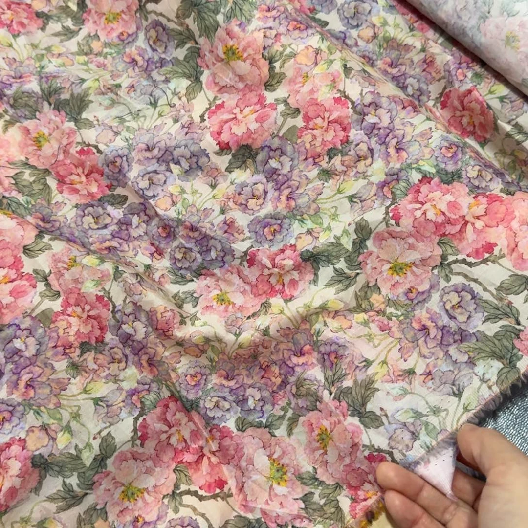 棉纯棉80支贡缎1米价X1.5米宽D