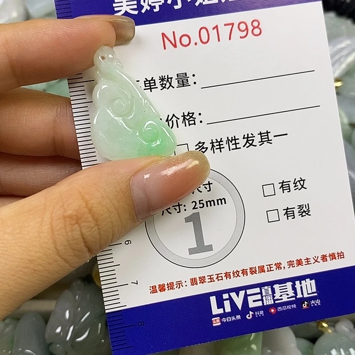 翡翠未镶嵌颈饰翡翠