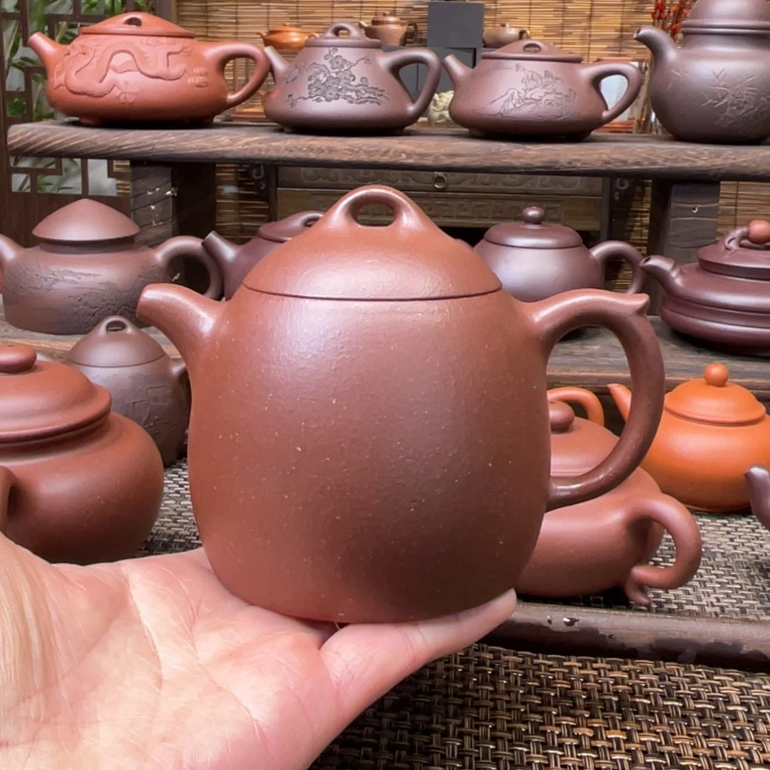 紫砂茶壶宜兴原矿紫砂手工制280全