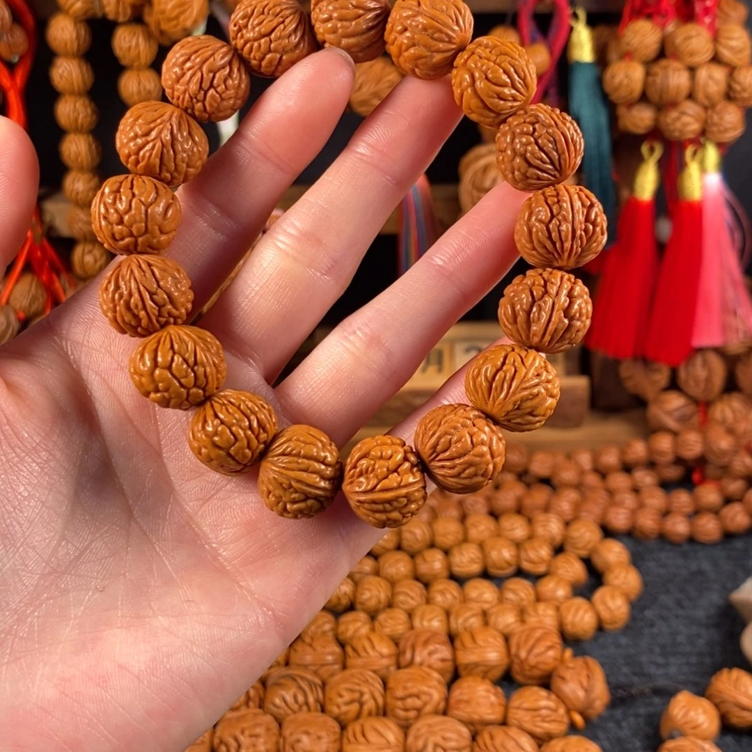 吊坠桃核19链接桃枭手串