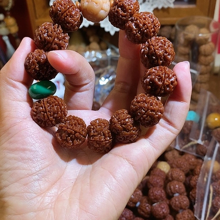 金刚菩提把件206玉华貔貅➕平安扣