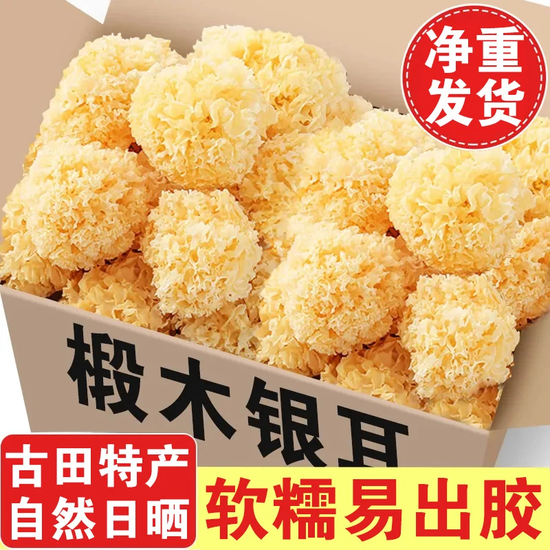 【古田椴木银耳】椴木小银耳干货无干燥剂古田白木耳软糯小朵银耳