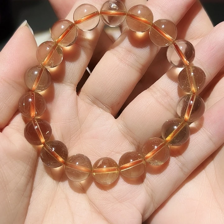 未镶嵌手链水晶黄水晶24号