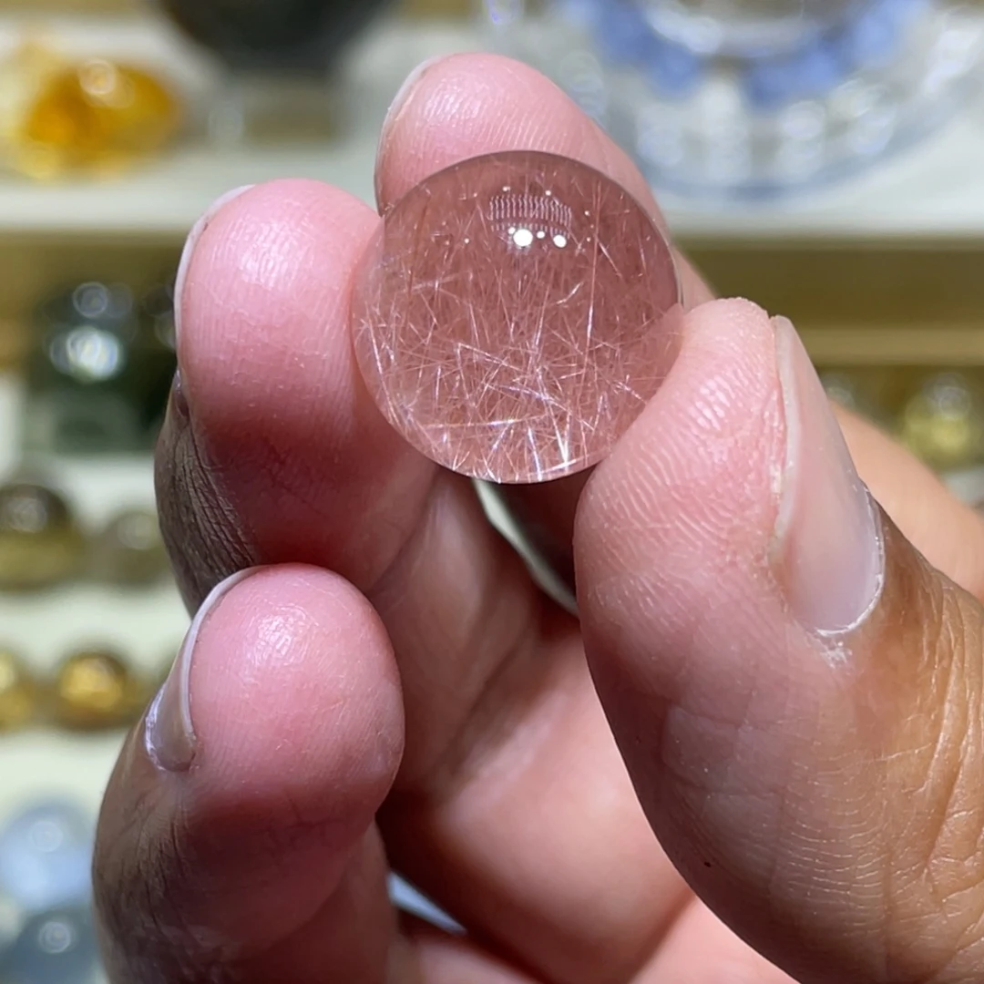 水晶未镶嵌珠宝半成品