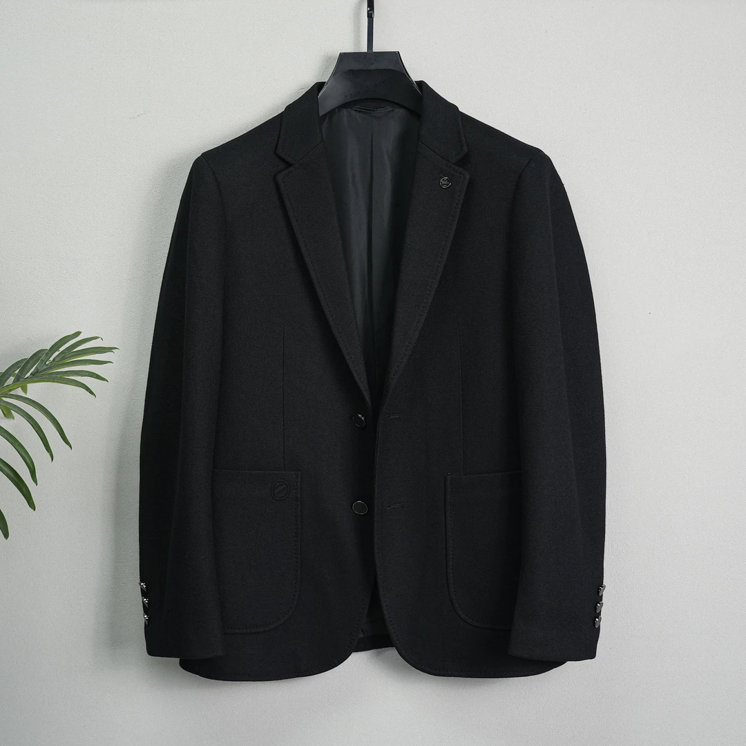 【手工定制羊毛西服】秋冬新品男士高端时尚商务休闲商务西服W2803