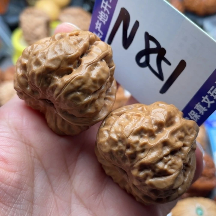 文玩核桃把件蛙蛙36尺