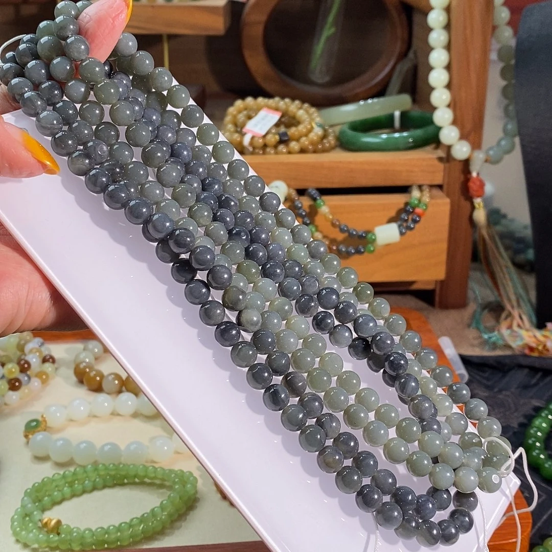 和田玉未镶嵌手链多样性拍一发一