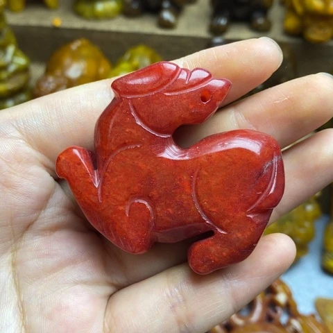 未镶嵌蛇纹石玉颈饰37