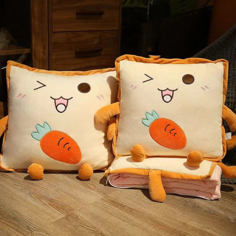 加厚汽车抱枕被子两用抱枕靠垫车载午休枕头睡觉毯子折叠空调被