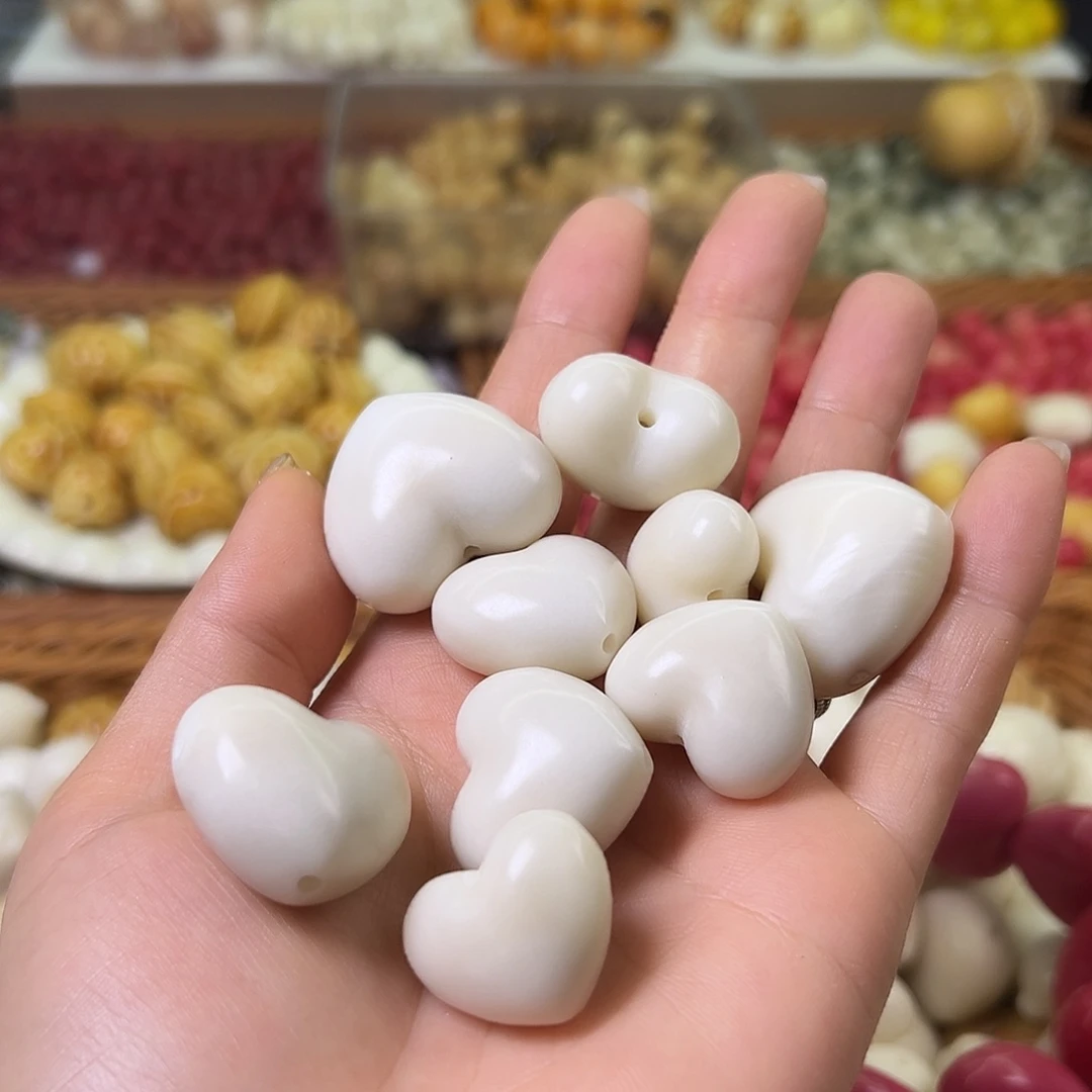 菩提根/象牙果手串瑕疵白爱10课有眼有裂