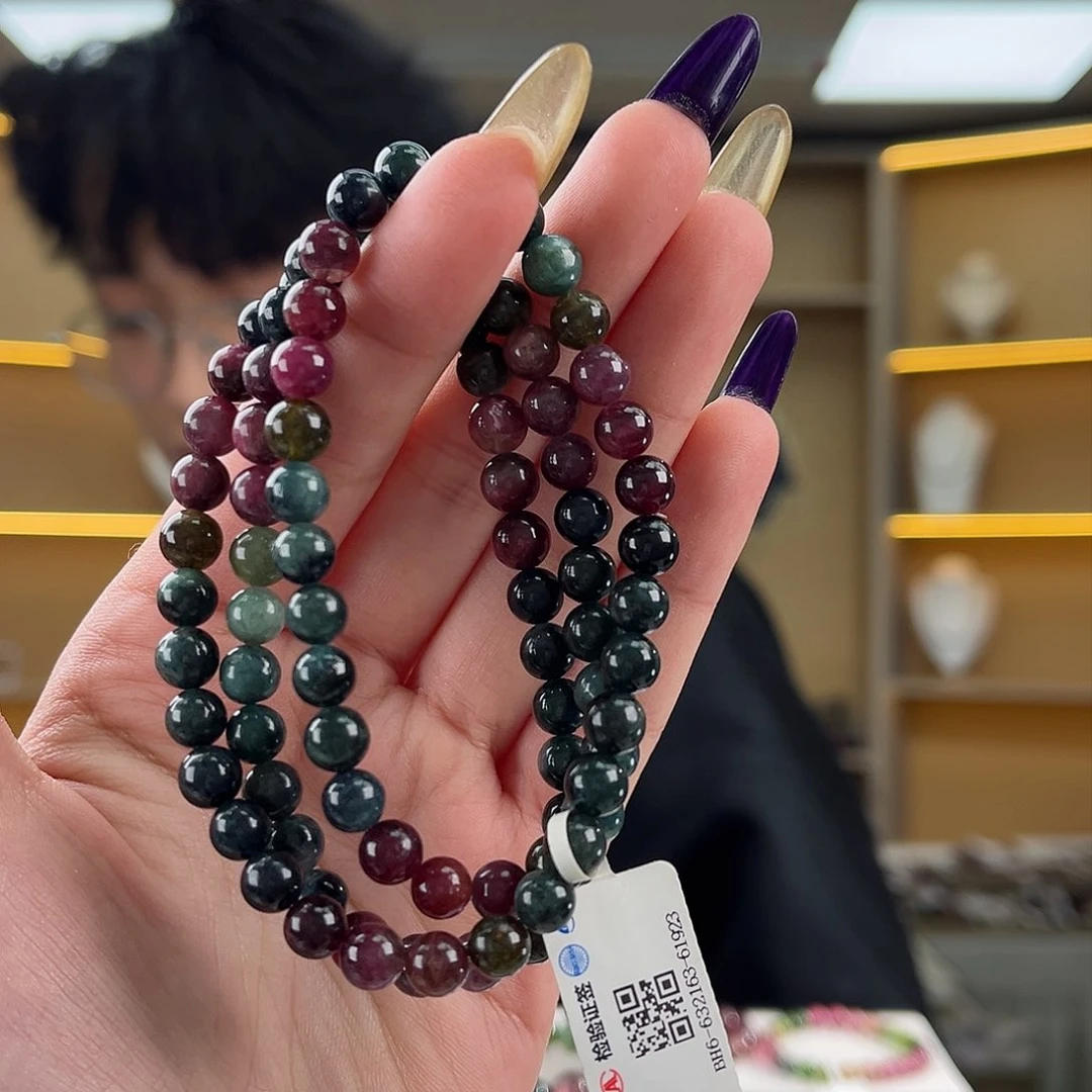 碧玺碧玺6mm（多样性发一件未镶嵌