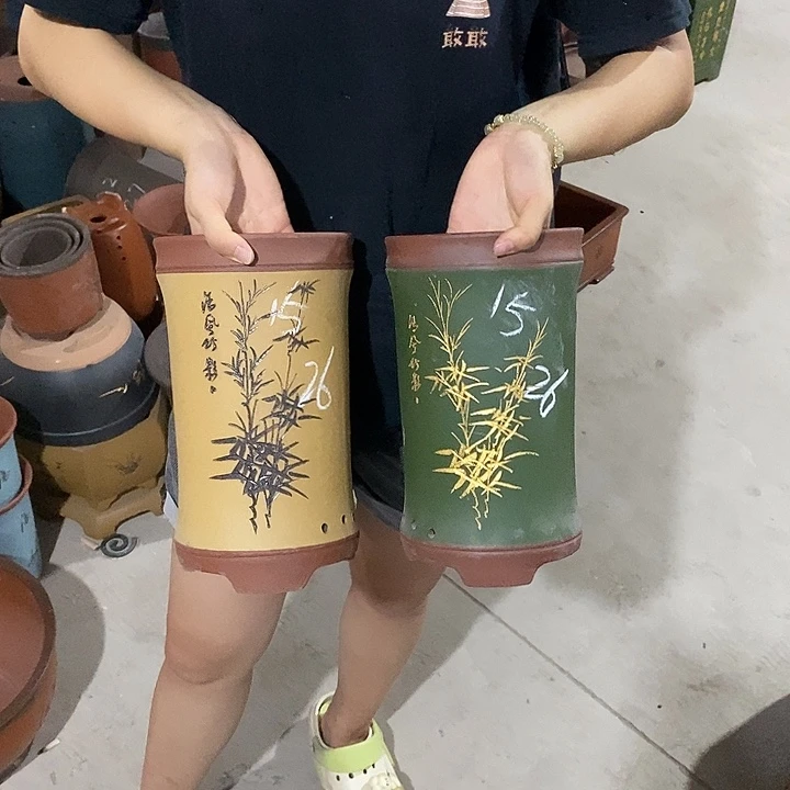 紫砂花盆紫砂花盆