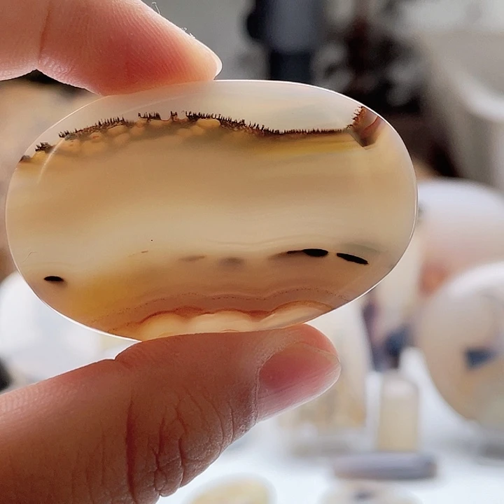 玛瑙/玉髓未镶嵌吊坠(不含链)时*