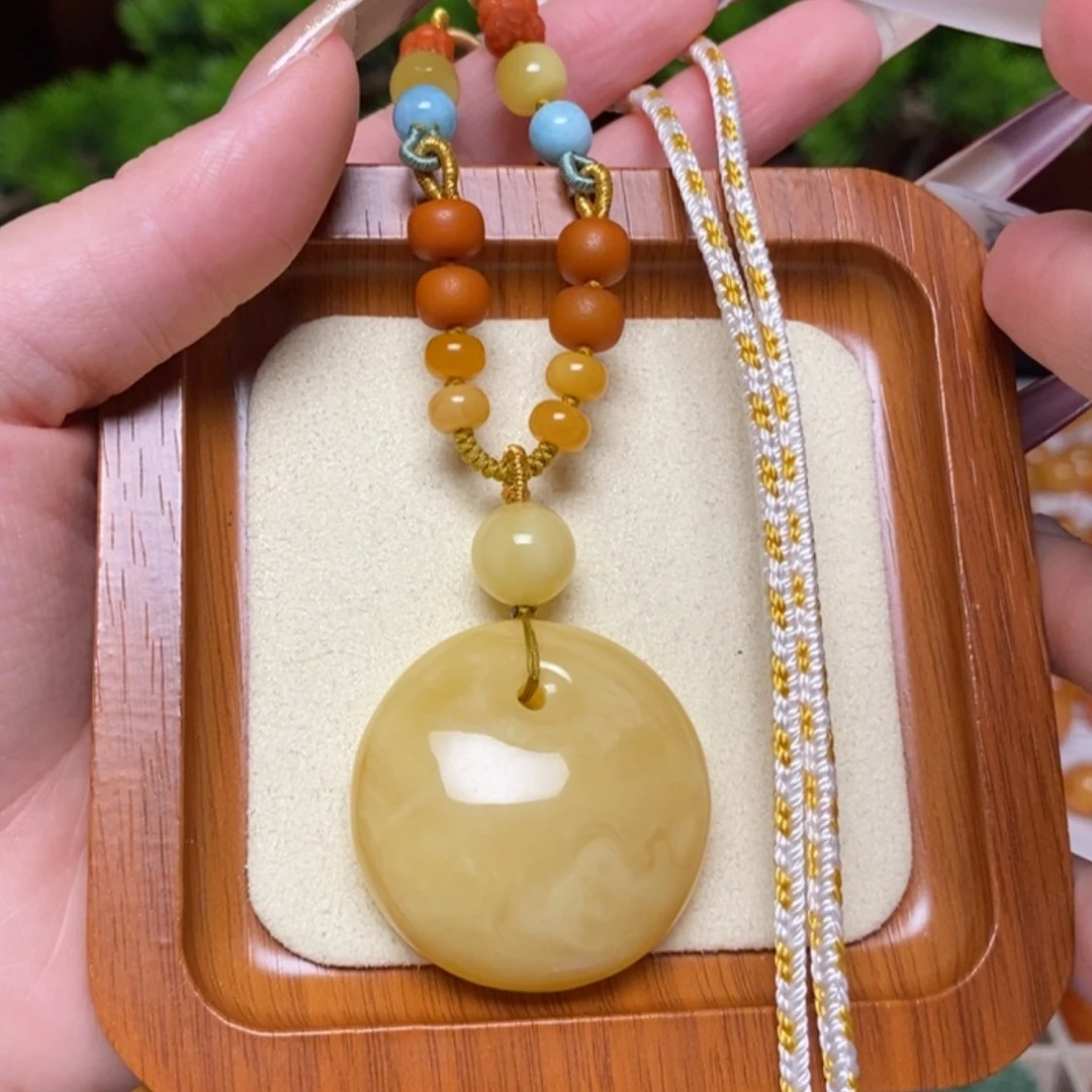 【闪购商品】蜜蜡颈饰未镶嵌项链