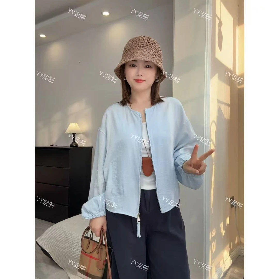 春夏新款棉麻防晒服休闲宽松薄款外套