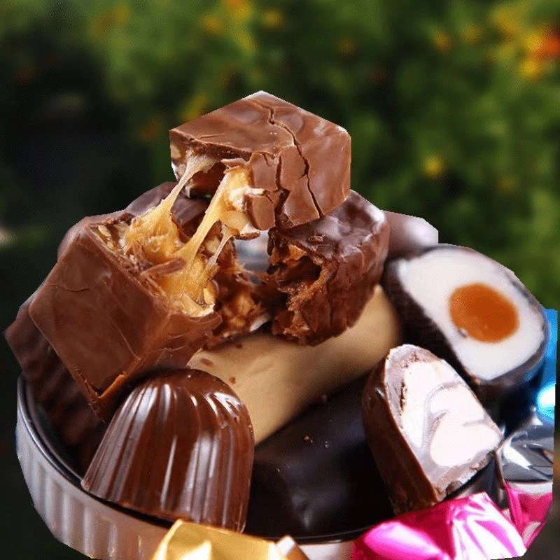 〈巧克力混合糖〉俄罗斯进口混合糖巧克力喜糖年糖果仁糖网红糖