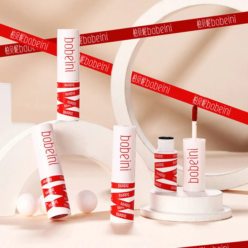 柏贝妮女主角唇泥哑光雾面唇颊两用腮红口红唇釉平价不易掉色唇彩