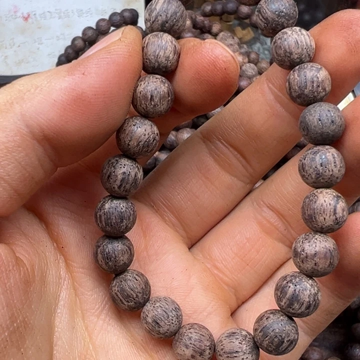 手串/手链降真香降真香08圆珠黄白油23颗