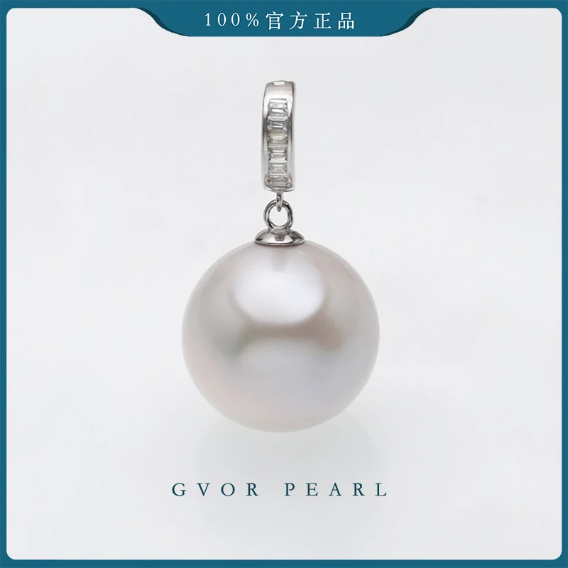 【大汤圆丨万能扣】14-15mm正圆大颗粒真珍珠赠银肖邦链S925银C1321