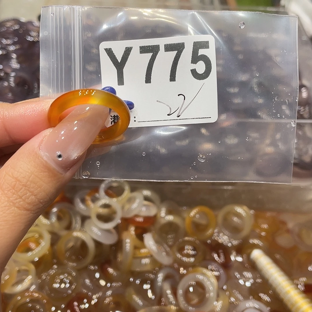 玛瑙/玉髓未镶嵌戒指775