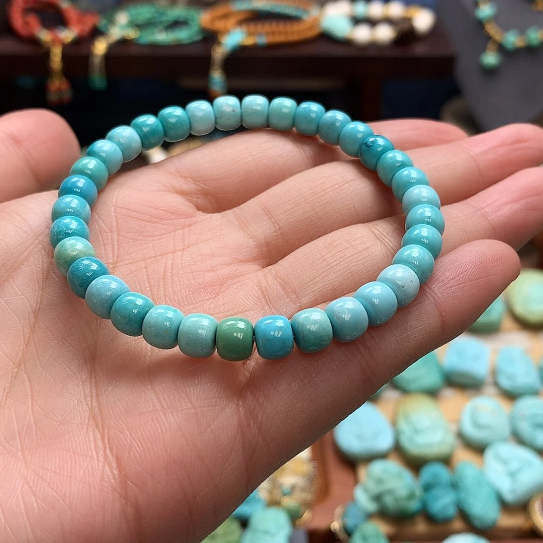 未镶嵌绿松石手链