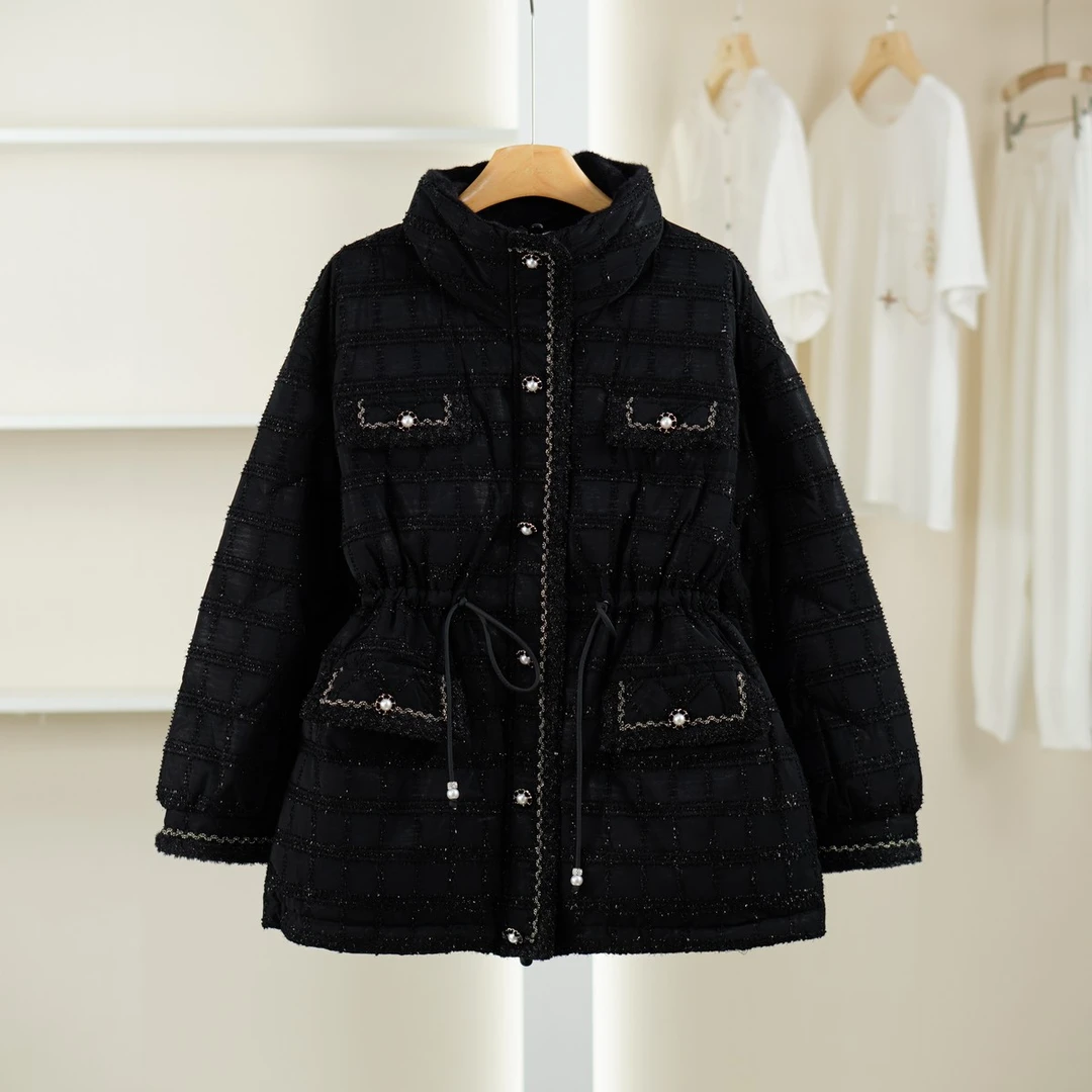 麦迪尚品【芭】5120528 小香风收腰羽绒服冬季专柜折扣女装