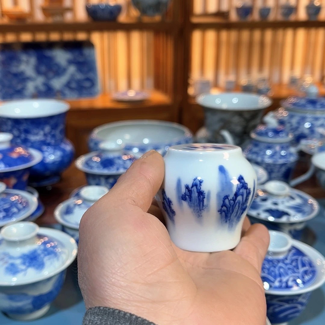 錡镇堂手工手绘盖置