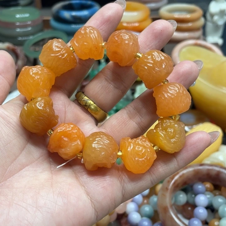 石英质玉手镯合金百**财