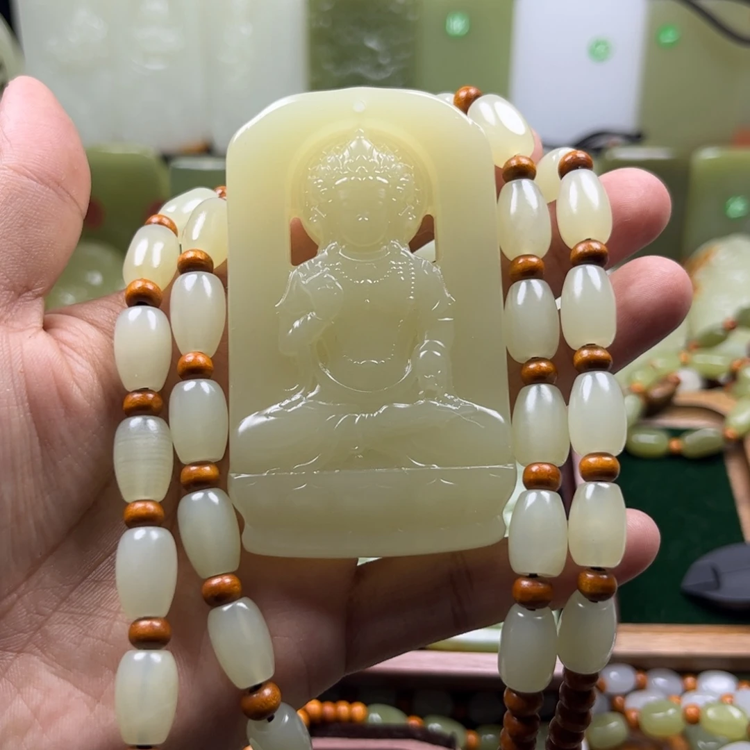 北***子时尚潮流男士观音牌