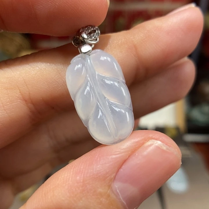 【闪购商品】颈饰银S925镶嵌翡翠34