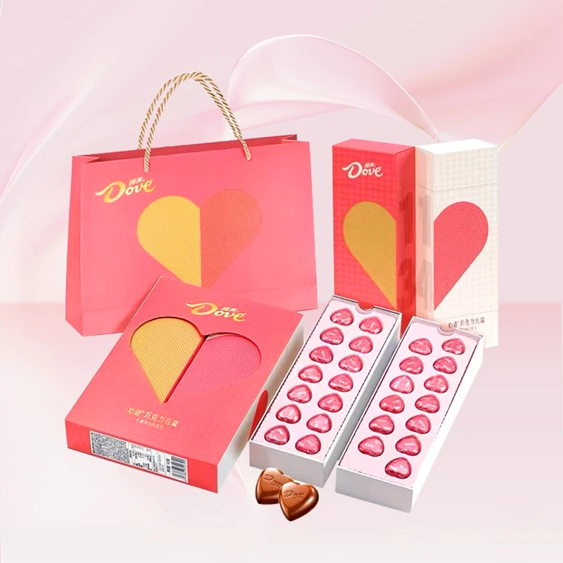 Dove/德芙1314心语巧克力魔方礼盒27粒配礼袋万圣节双十一礼盒DR