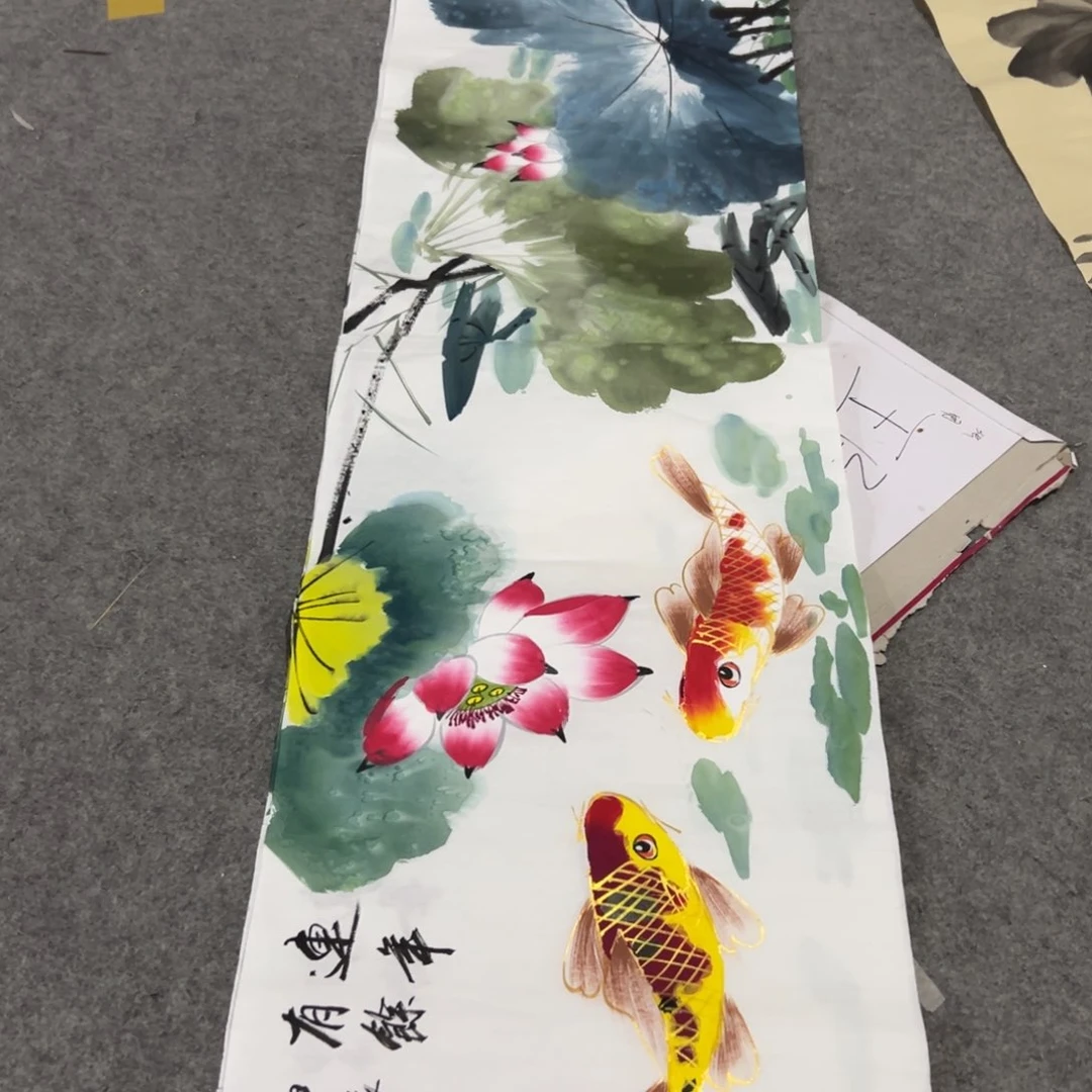 国画国画作品画心一张