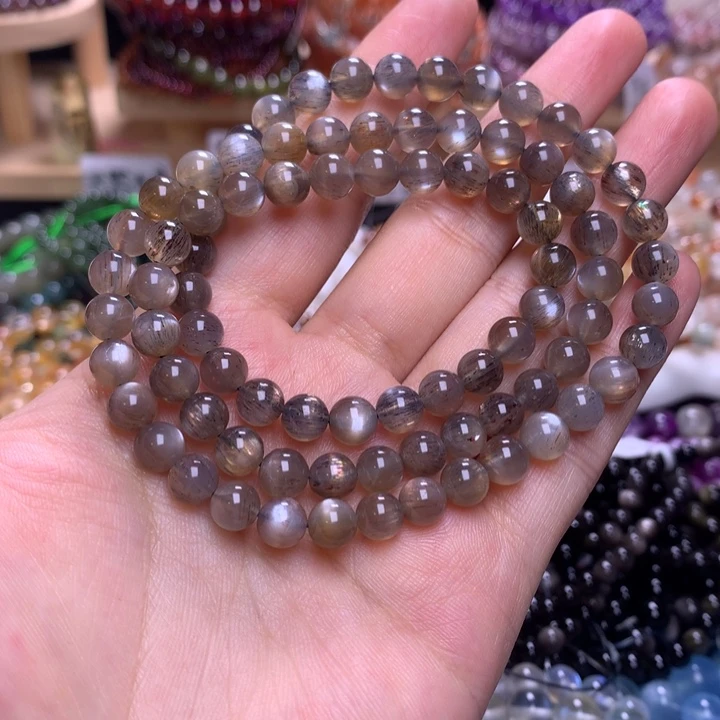 未镶嵌手串水晶6.7骨干