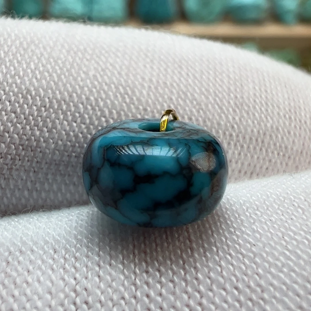 绿松石未镶嵌配饰8.8*5.3