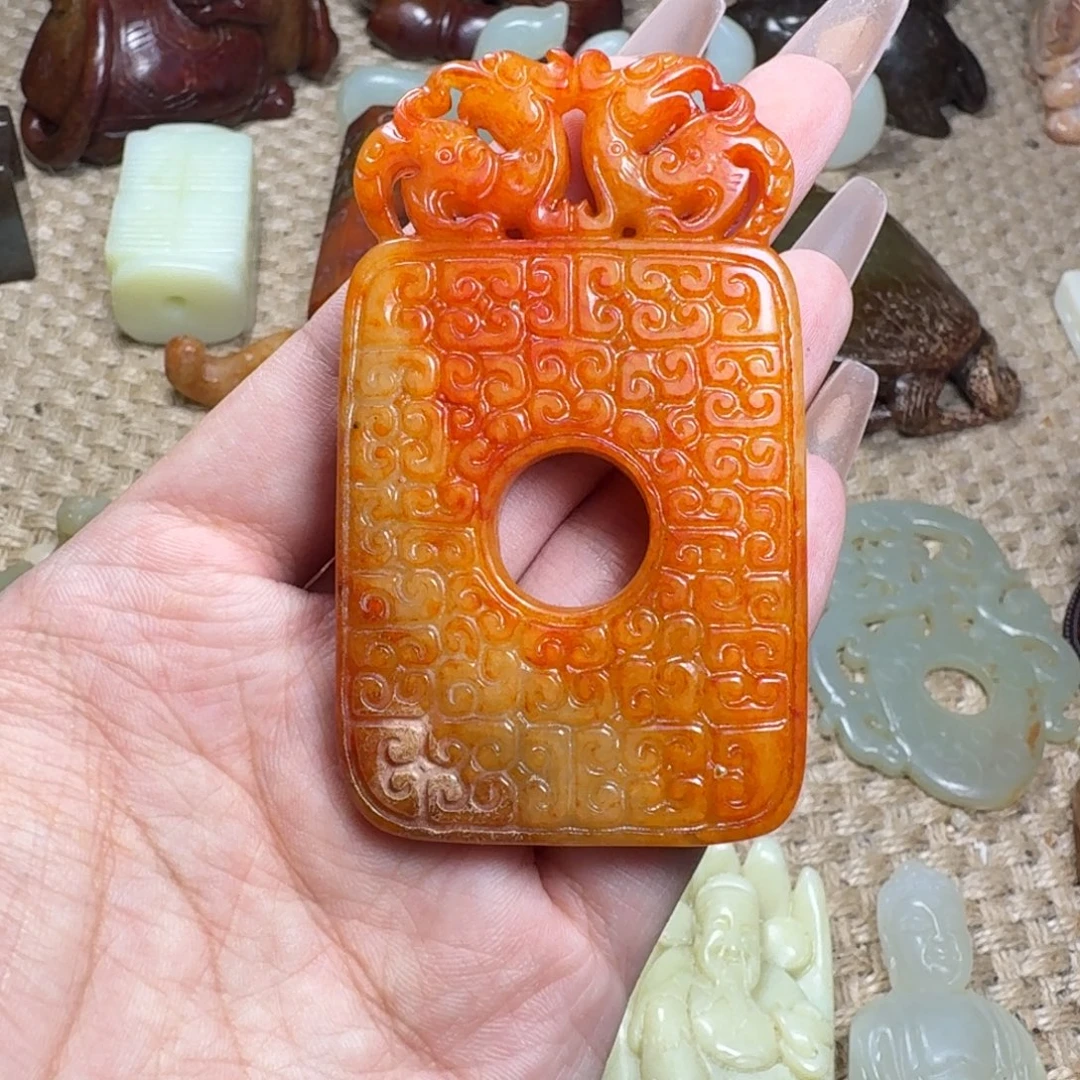 白玉菩提吊坠挂件