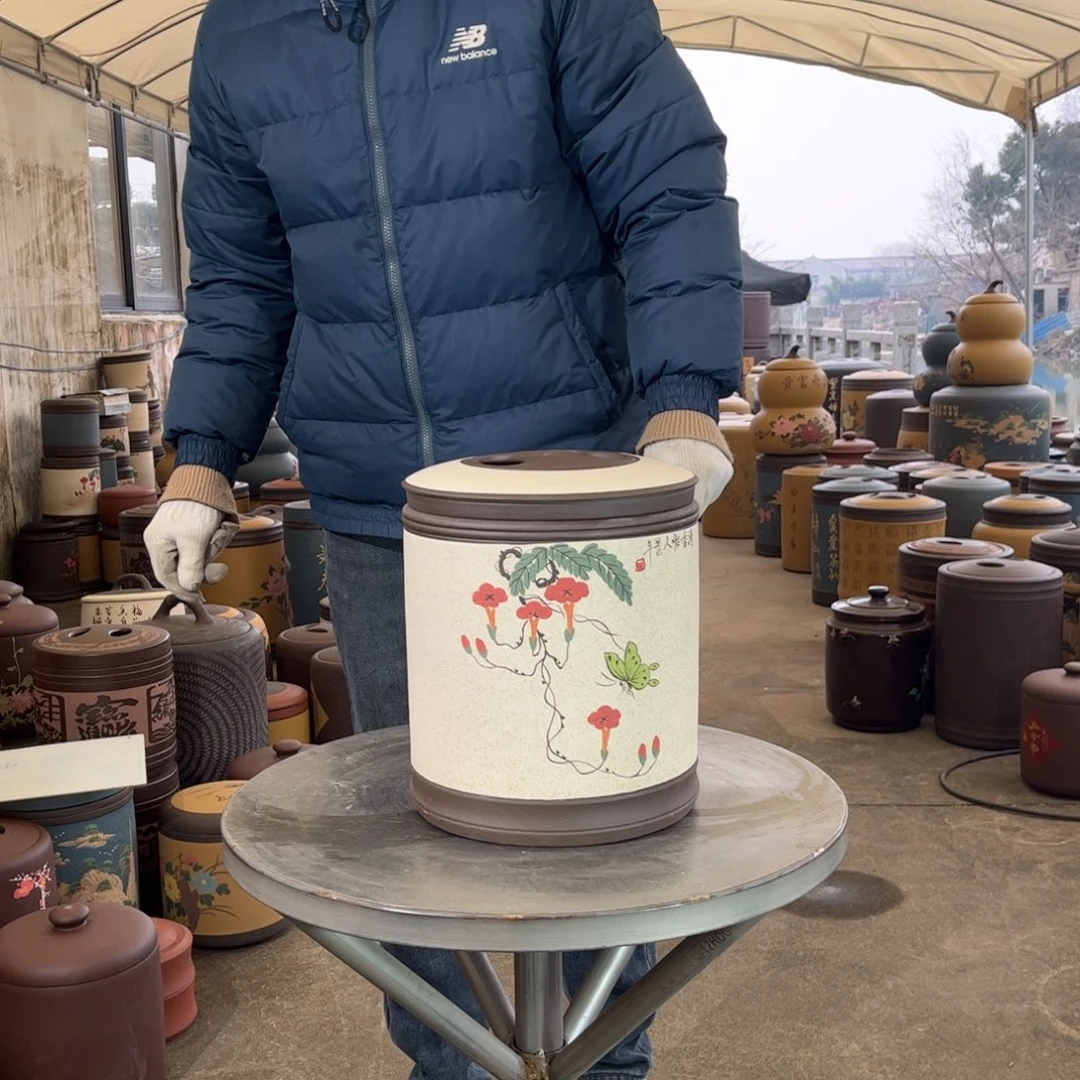 紫砂茶叶罐9 饼茶叶罐