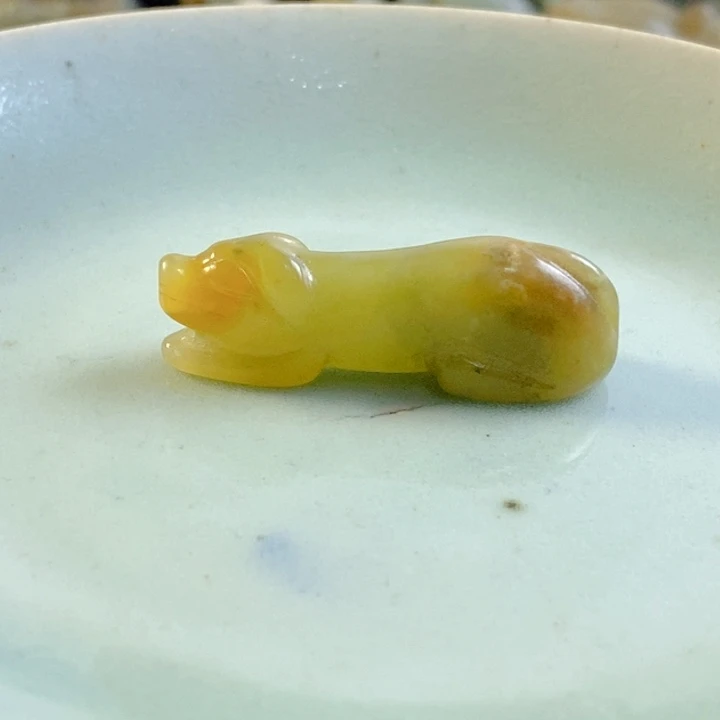 小***风茶室瓷盘上摆件挂件