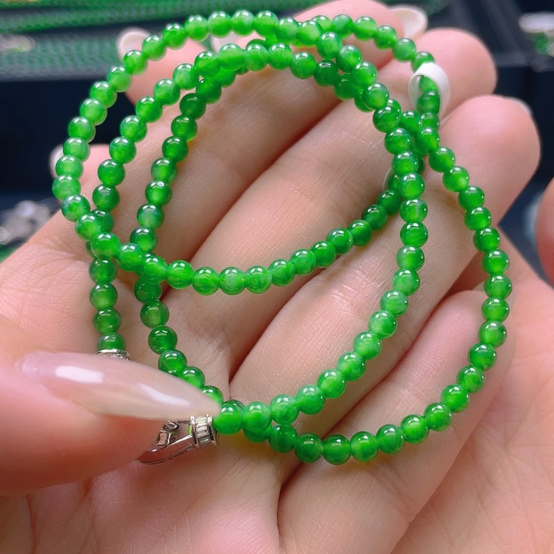 未镶嵌手链翡翠卡3.5mm