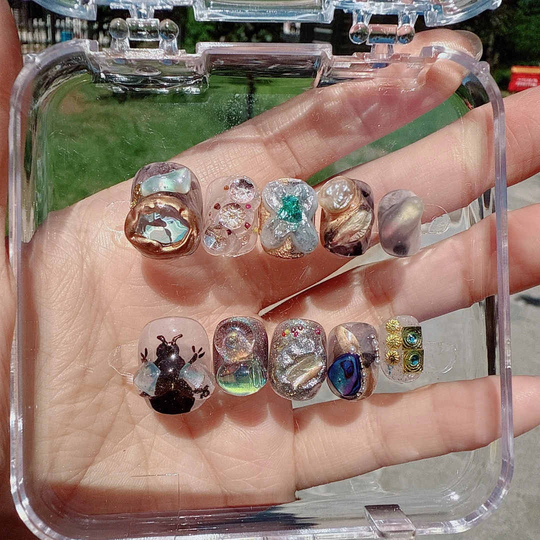 甲壳派~最猛指甲盖儿小众个性手工穿戴甲