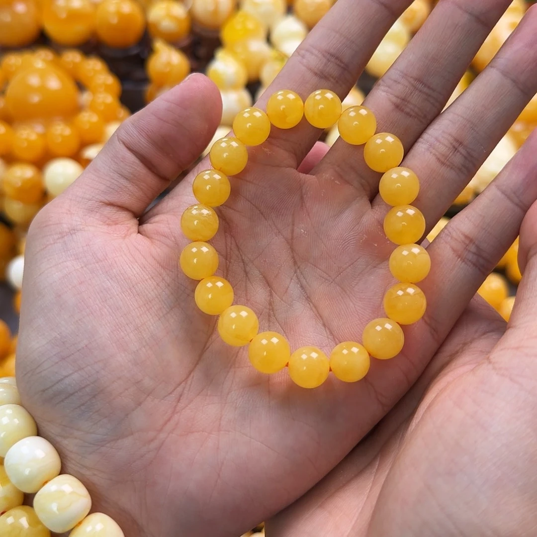 琥珀未镶嵌珠宝奇石10mm