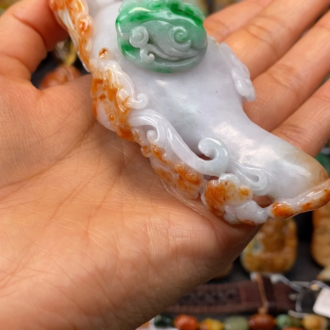 定制翡翠未镶嵌羽****宝