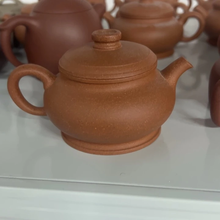 茶案紫砂五彩颂金160cc