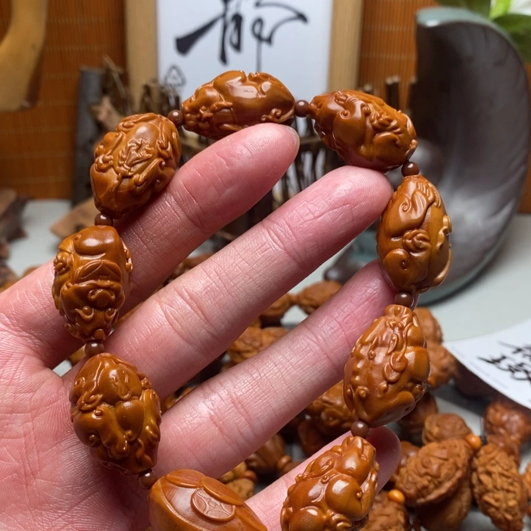 橄榄核手串/手链橄榄核雕工艺手串