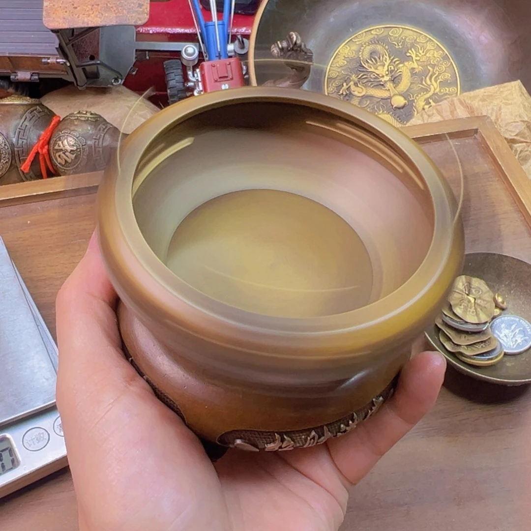 原矿风磨铜时来运转聚宝盆