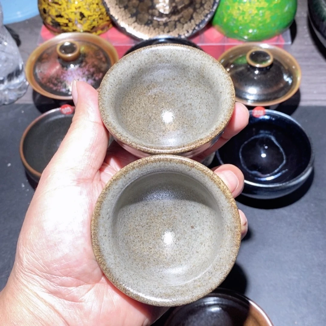 茶盏建铁胎原矿釉主人杯茶品茗杯壶茶具