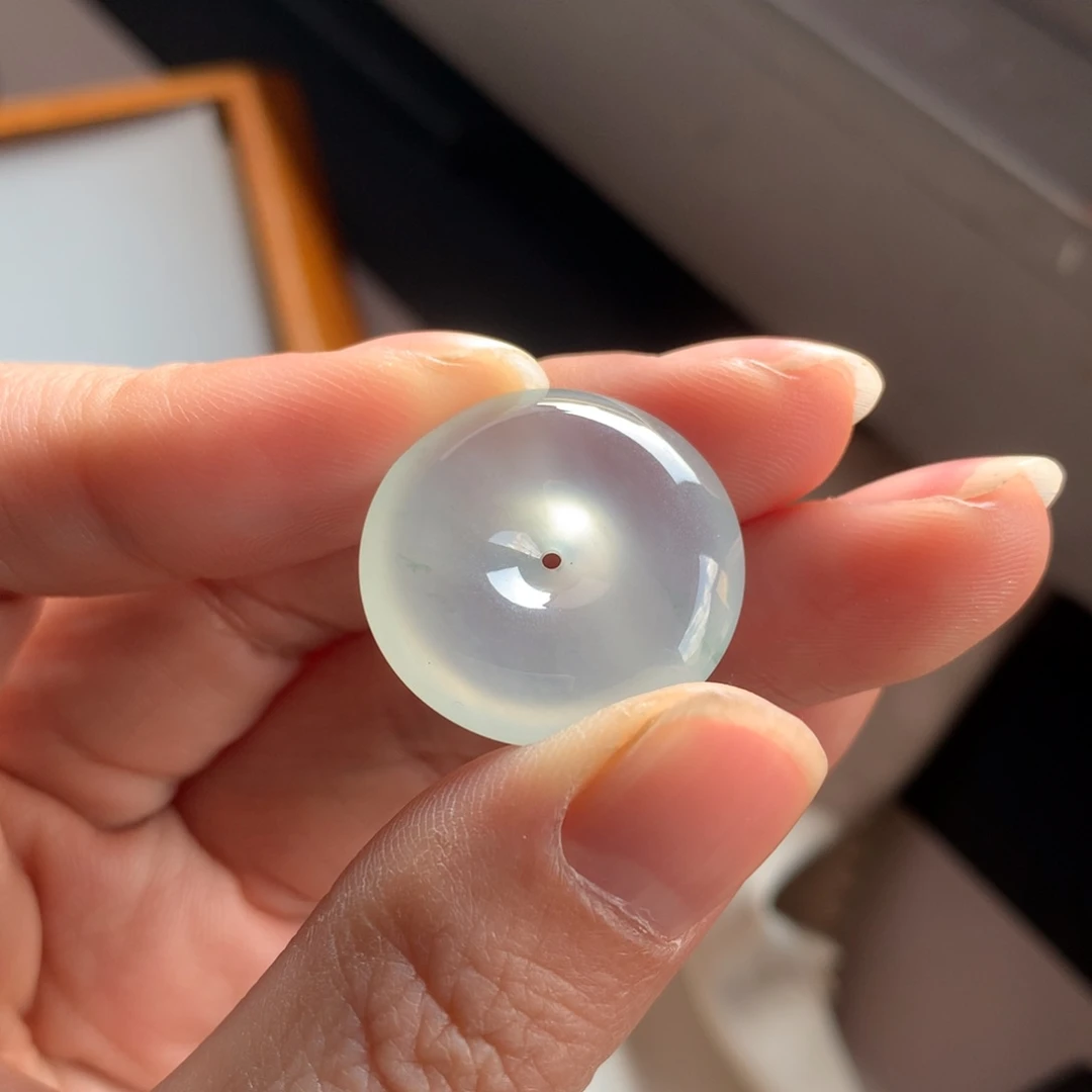 翡翠颈饰未镶嵌天然缅甸翡翠吊坠23-5.8