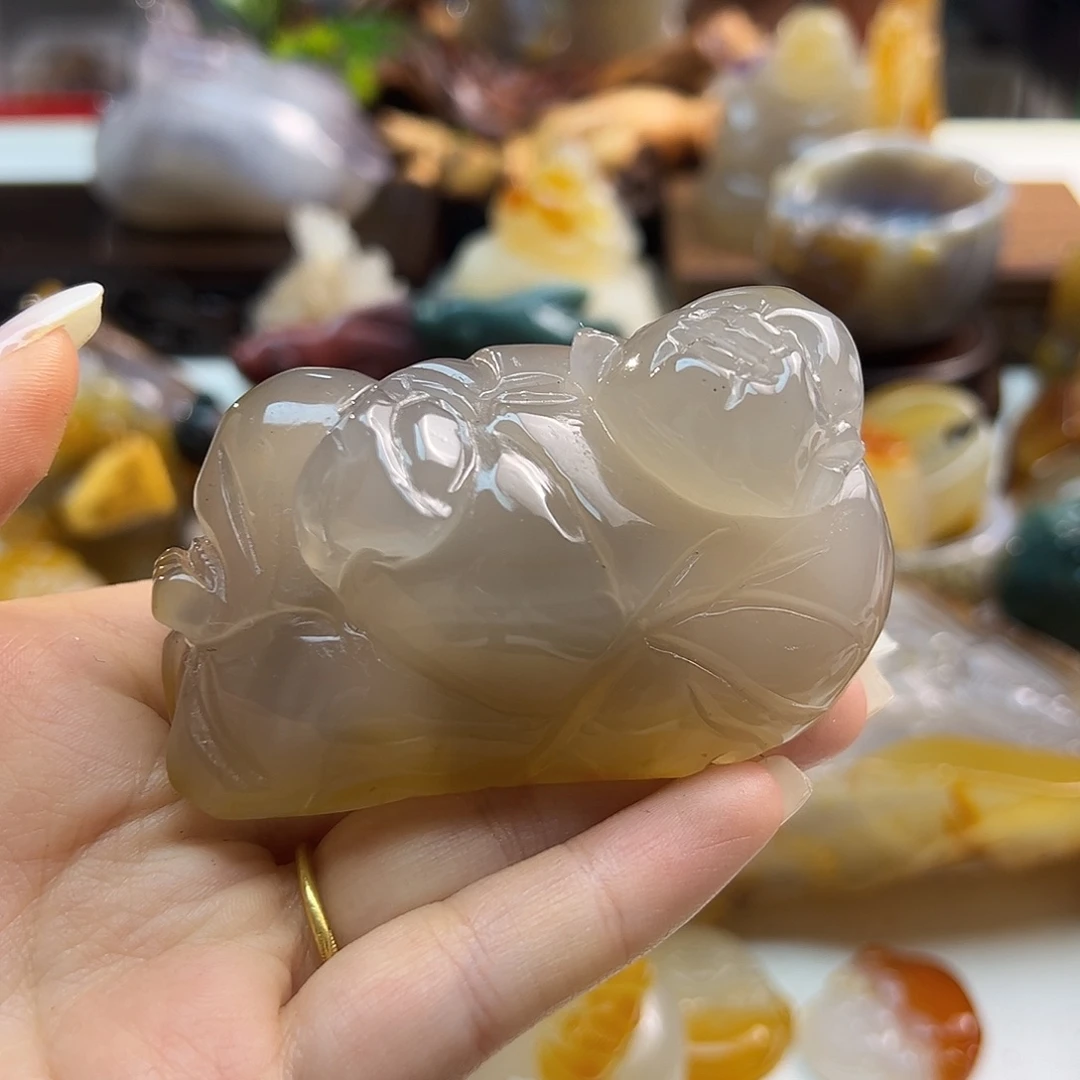 玛瑙/玉髓未镶嵌颈饰