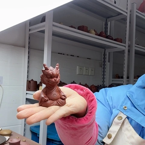 朱泥小龙人茶宠茶宠