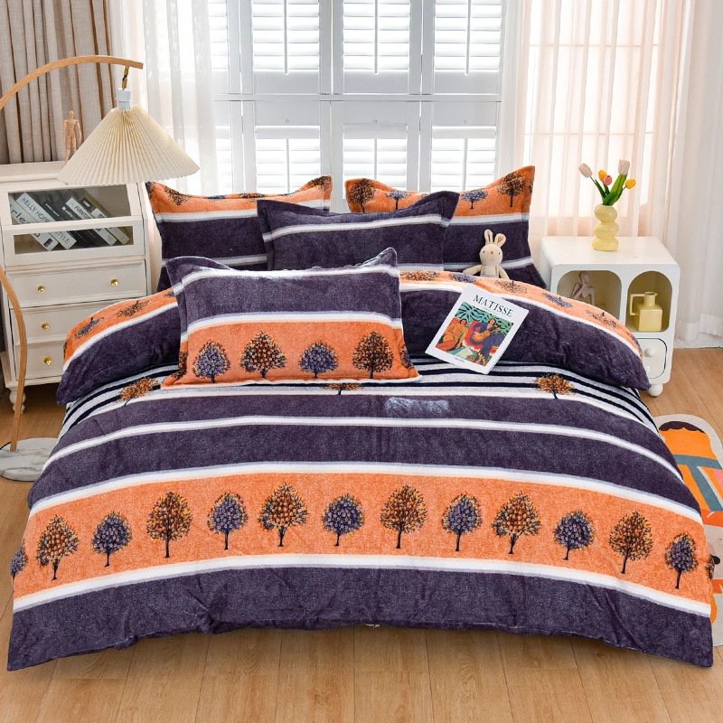 [孤品福利]冬天牛奶绒被套单件加绒加厚双面绒单被罩床上用品