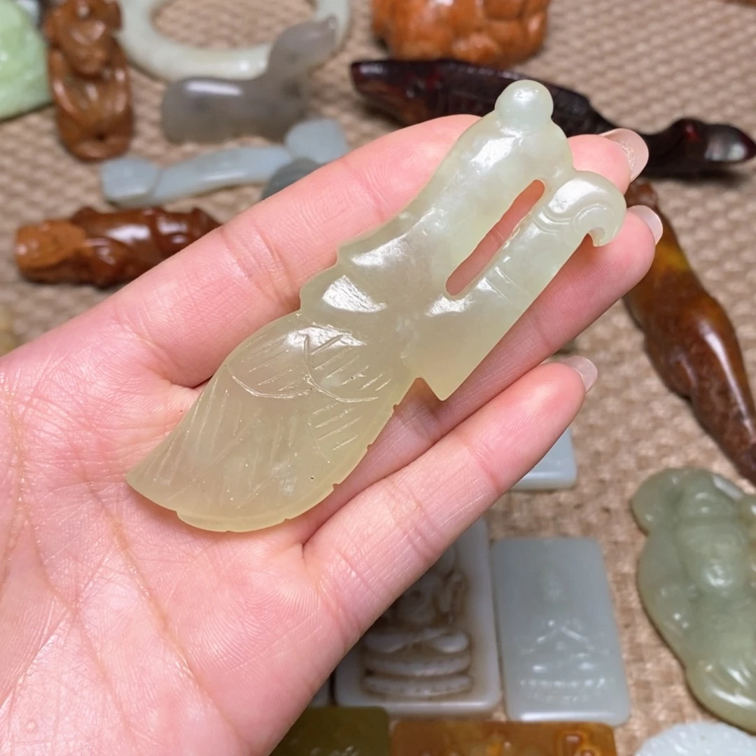 白玉菩提吊坠白玉菩提白玉菩提摆件